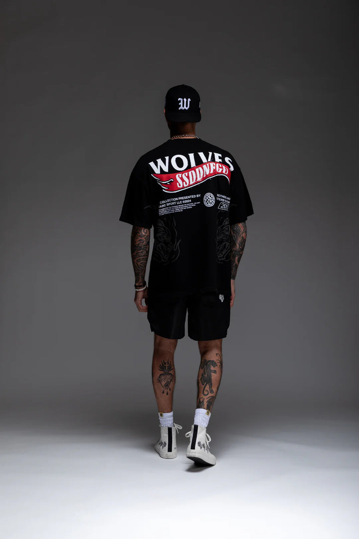 TILL THE WHEELS FALL OFF V2 "PREMIUM" OVERSIZED TEE IN BLACK