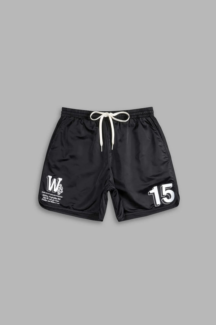 OUR STAMP GERARD SHORTS IN BLACK
