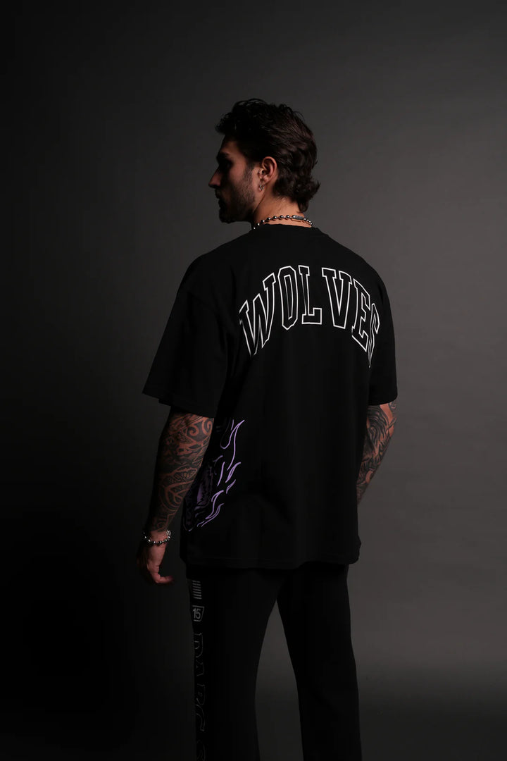 FROM THE SHADOWS "PREMIUM" OVERSIZED TEE IN BLACK