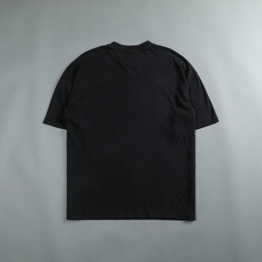 UNTIL OUR END "PREMIUM" OVERSIZED TEE IN BLACK