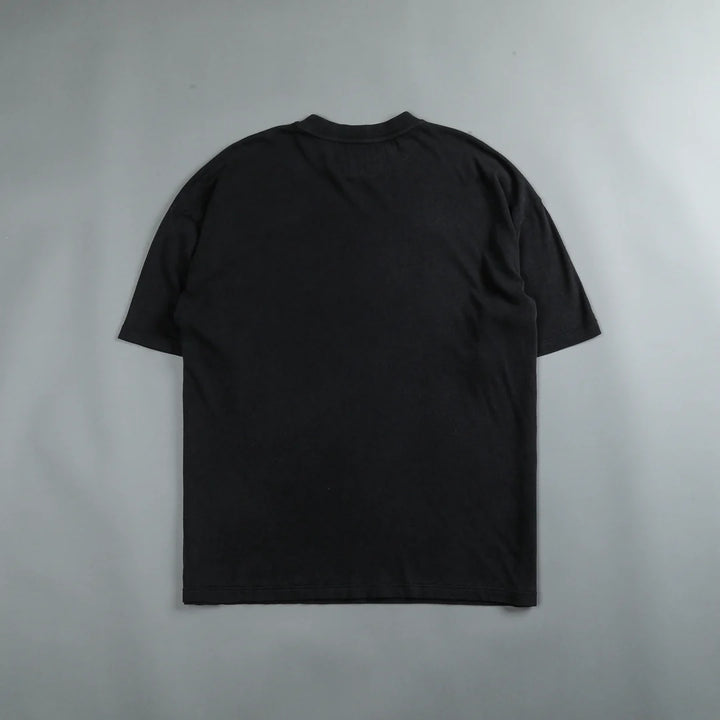 UNTIL OUR END "PREMIUM" OVERSIZED TEE IN BLACK