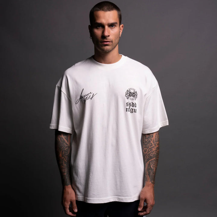 DMV WOLVES "PREMIUM" OVERSIZED TEE IN CREAM