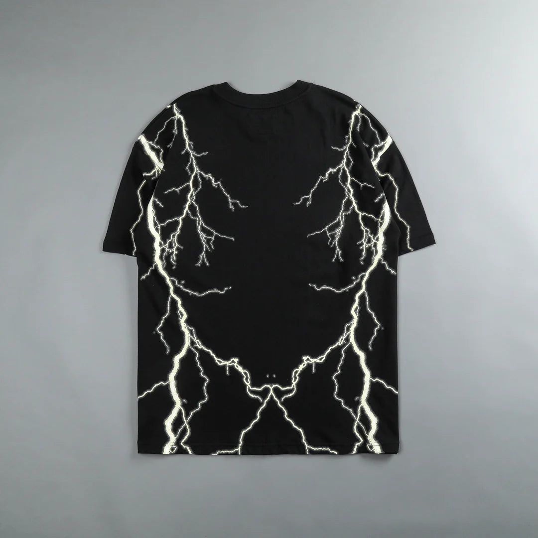 ALL THE ENERGY "PREMIUM VINTAGE" OVERSIZED TEE IN BLACK