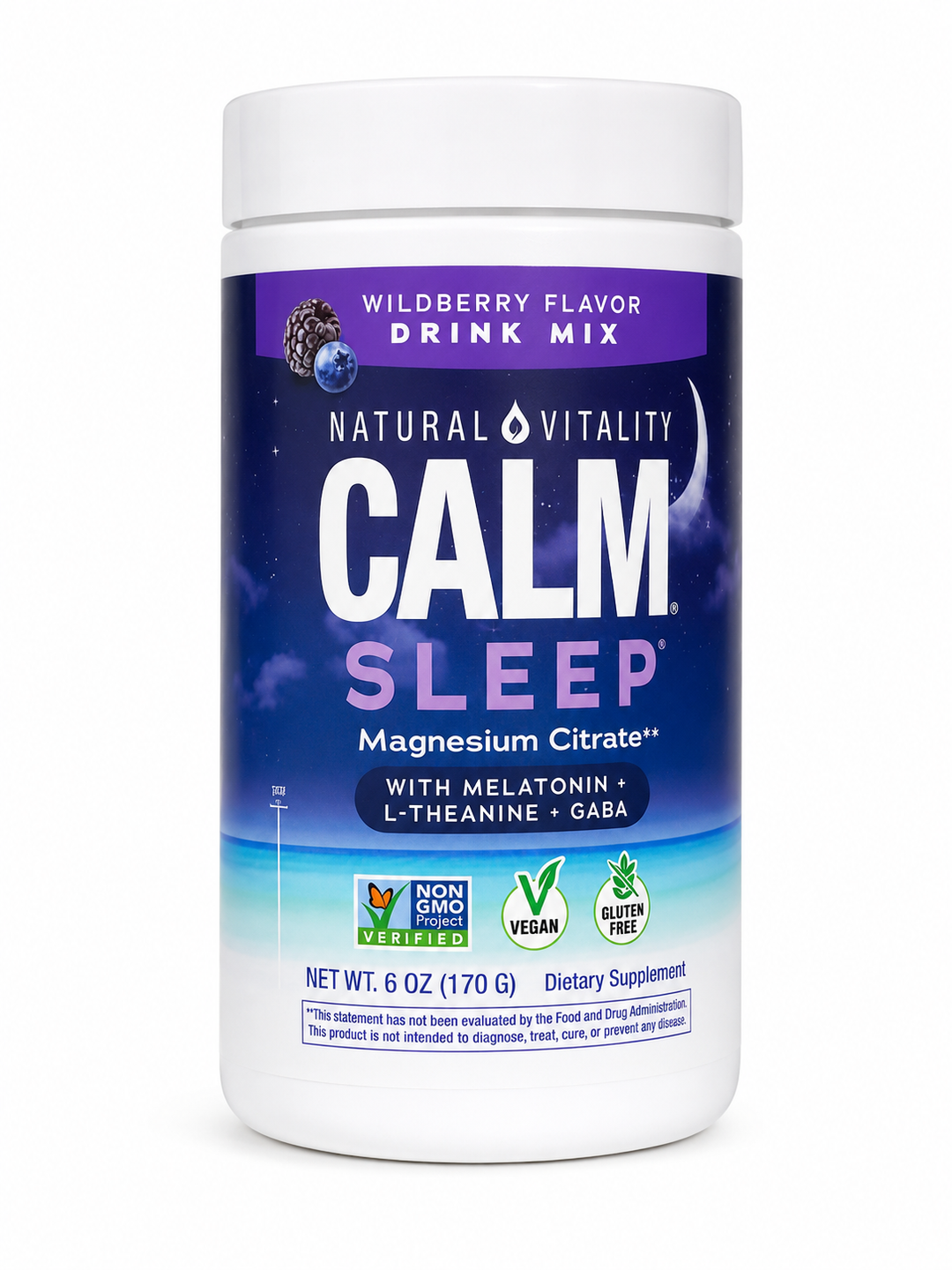 Natural Vitality CALM® SLEEP – Magnesium Drink Mix (170g) 43 porciones