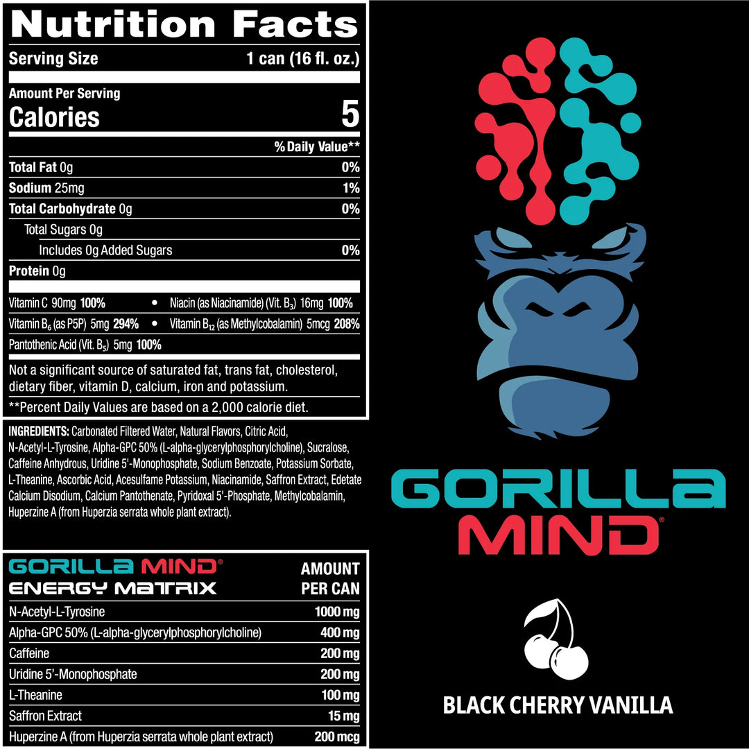 GORILLA MIND ENERGY DRINK 1 pz