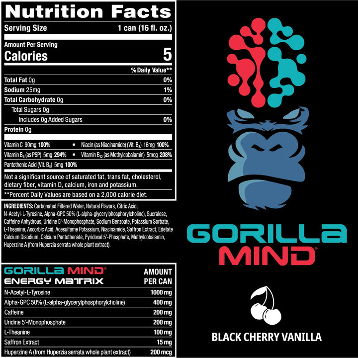 GORILLA MIND ENERGY DRINK 1 pz