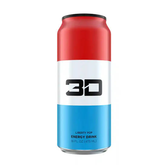 3D Energy Drinks 16oz 472ml