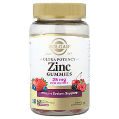 Zinc 25mg 60 gummies