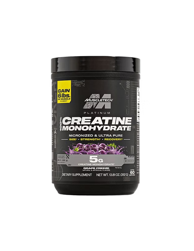 MuscleTech Platinum 100% Creatine Monohydrate 60 Servicios