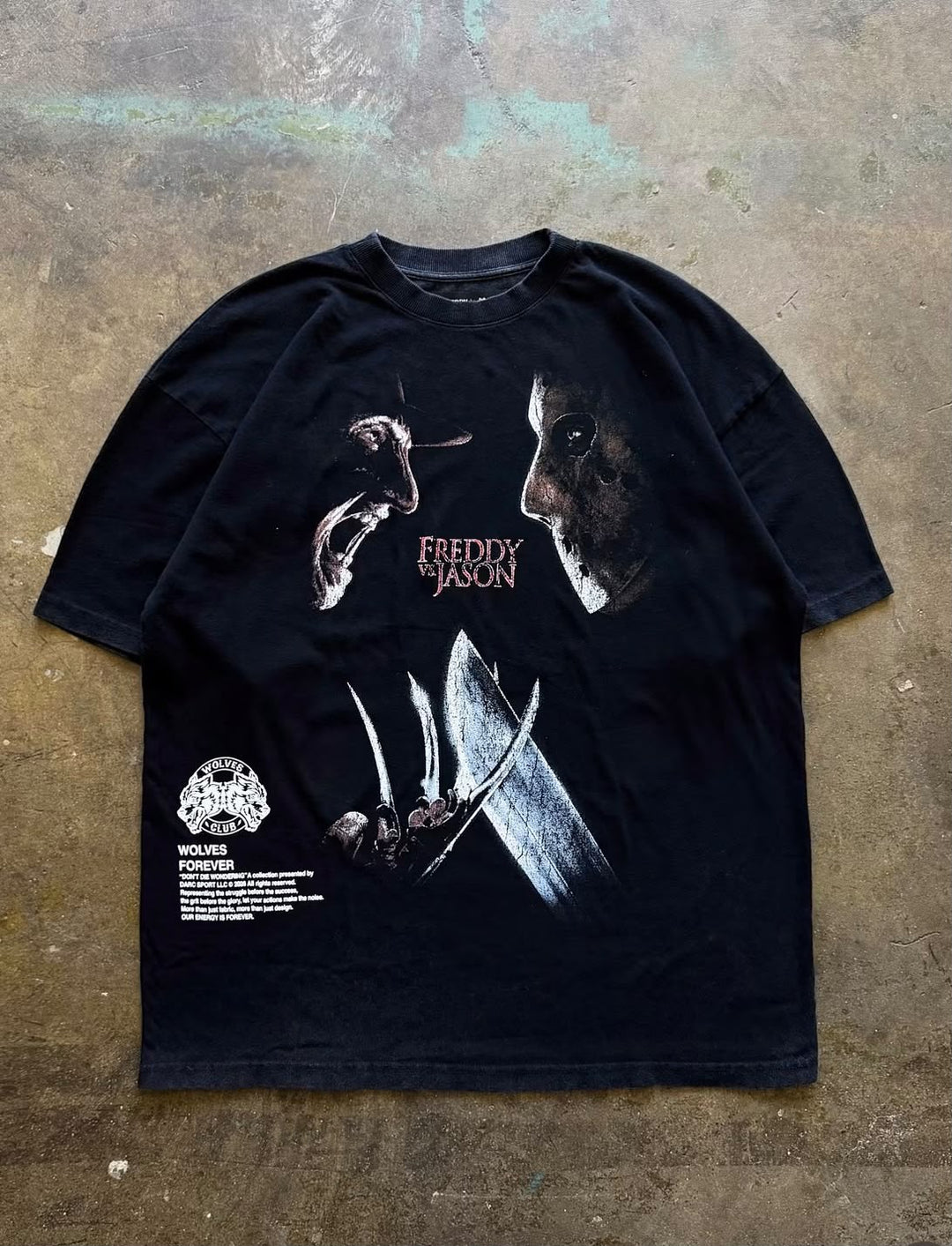 Darcsport Freddy Vs Jason Premium Oversized Tee