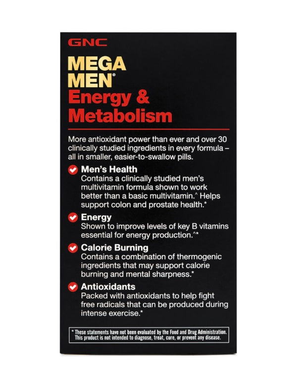 Energy & Metabolism Multivitamin - 90 Caplets