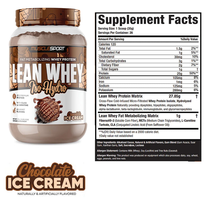 Lean Whey 2 lbs 26 porciones