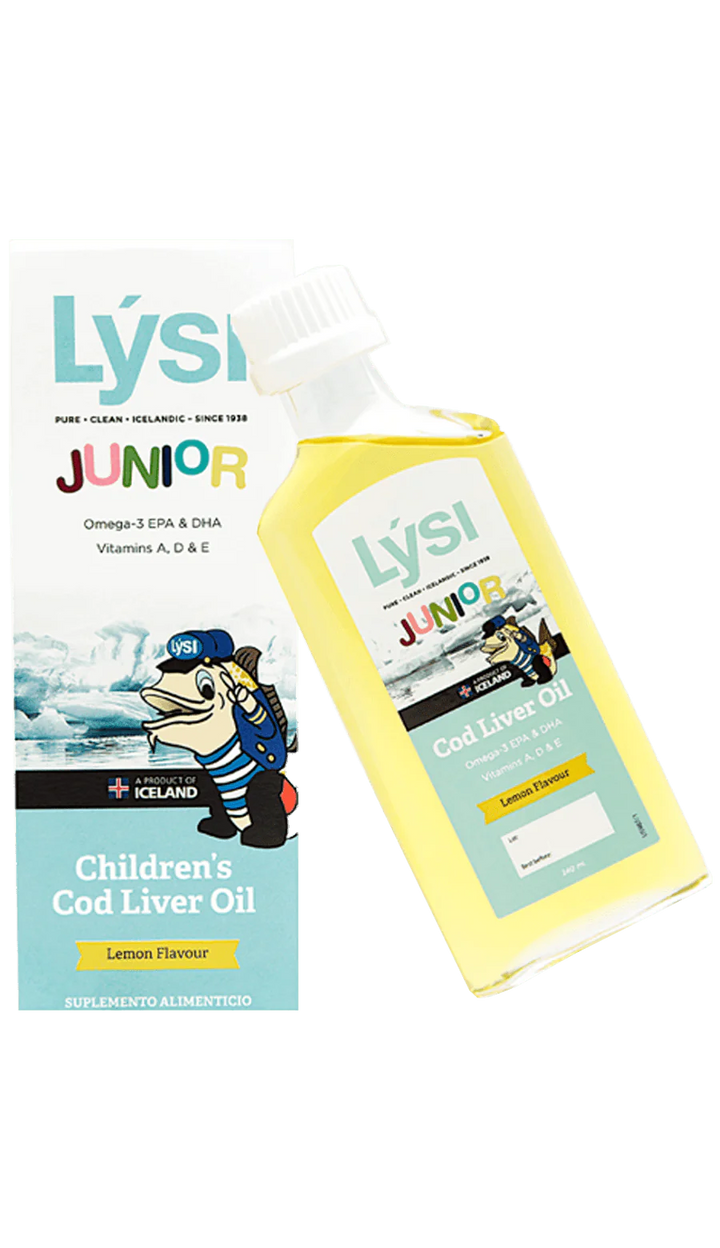 Lysi Aceite de Hígado de Bacalao Junior 240ml 30 porciones