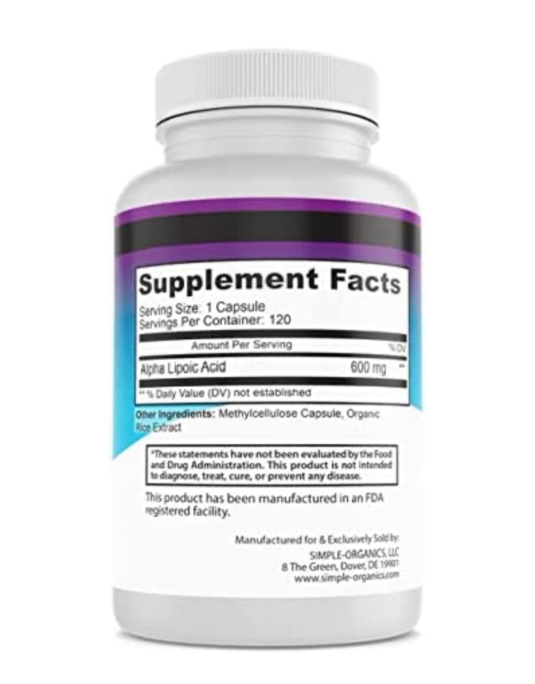 Alpha Lipoic Acid 120 caps