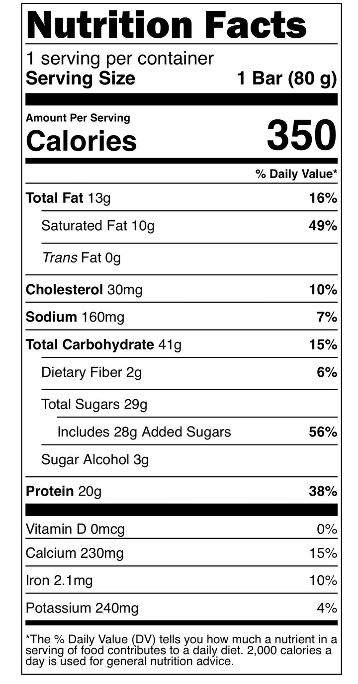 Gatorade Recover Chocolate Chip Protein Bar (2.8oz)80g 1pz