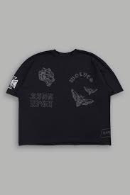 Darcsport Flash Core Grunge Mid Length Raw Hem Tee