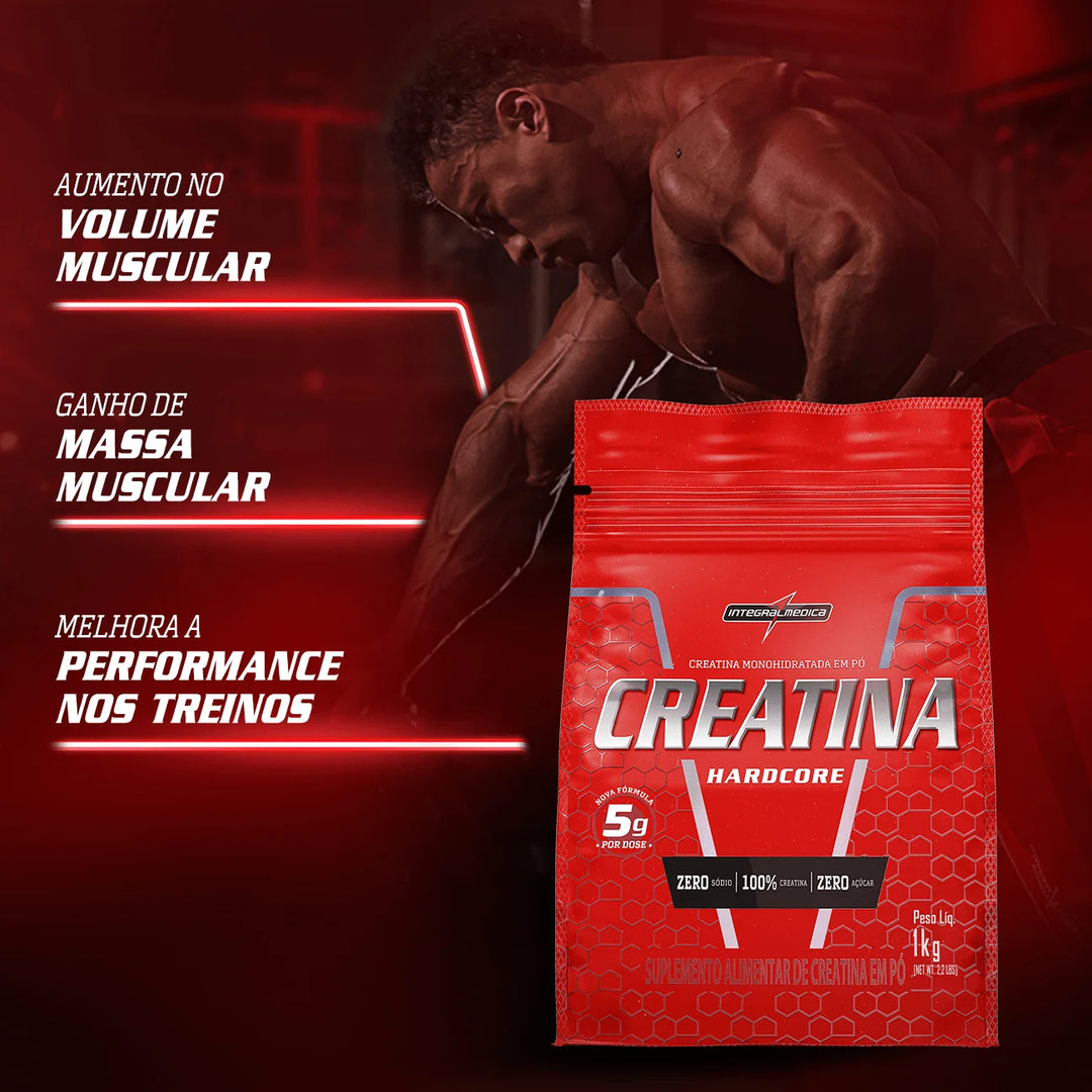 Creatina 100 % pura en bolsa de 1 kg