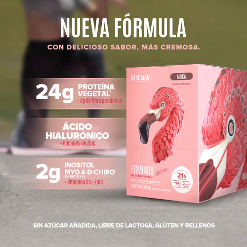 Fitmingo Protein Proteína en Polvo con Inositol & Vitaminas - Moka 1 pack sobres