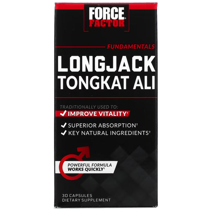 Longjack tongkat ali, Ginseng de Malasia 500 mg, 30 caps