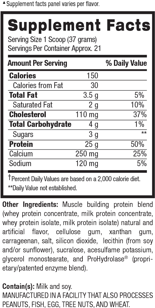 Whey HD 4.1 lb 50 porciones