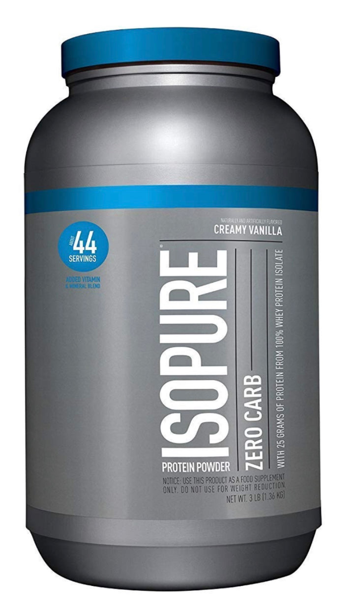 Isopure Zero/Low Carb 3 lbs 44 porciones