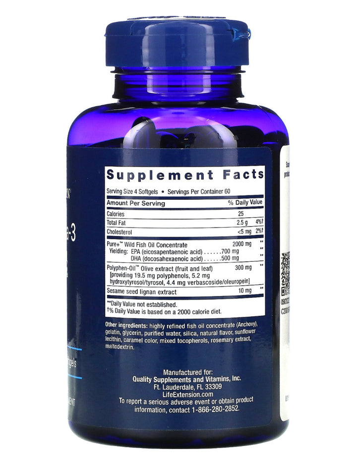 Super Omega3 240 Softgels 60 porciones