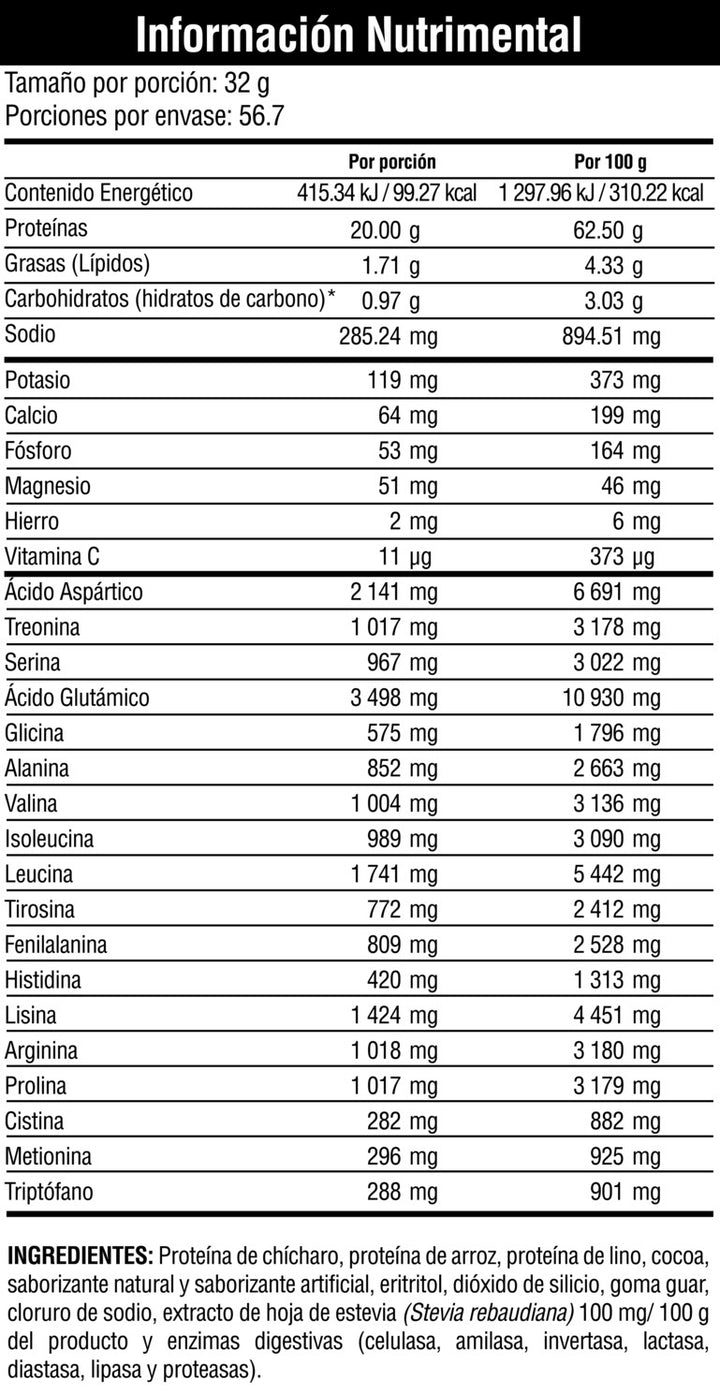 Vegan Protein 4 lbs 56 porciones