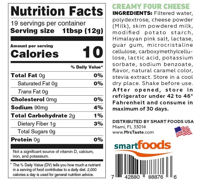 Four Cheese 8oz 235g