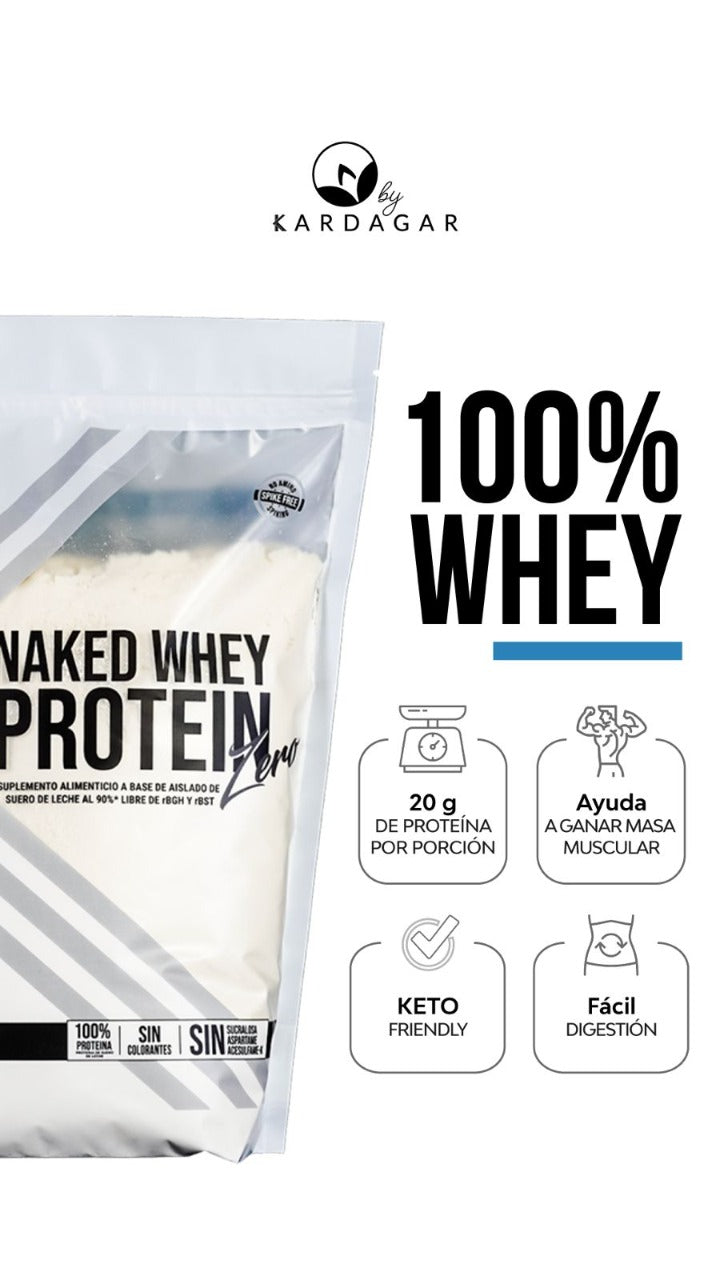 Naked Whey Zero 1kg 43 porciones