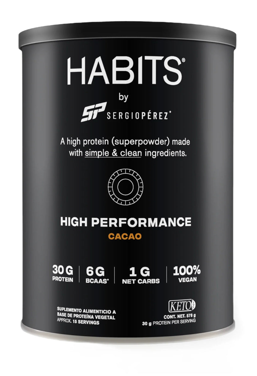 Habits High protein by Sergio Perez 15 porciones