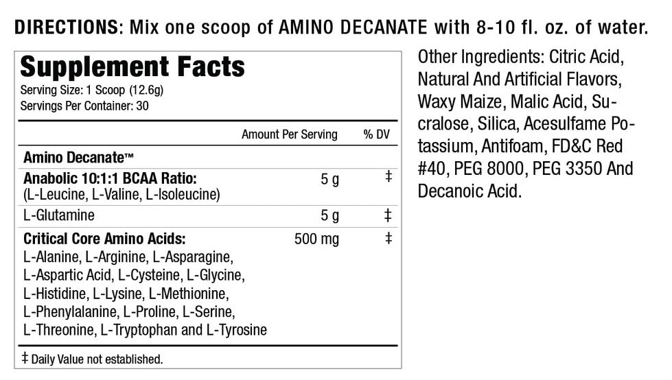 Amino Decanate 30 porciones