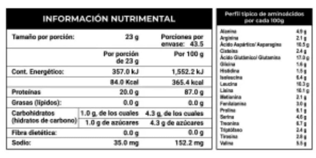 Naked Whey Zero 1kg 43 porciones