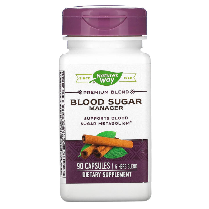 Blood Sugar Administrador de glucemia, 90 caps