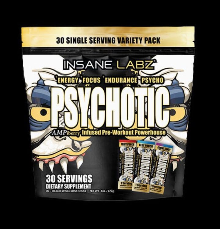 Psychotic Gold 30 single pack 3 sabores
