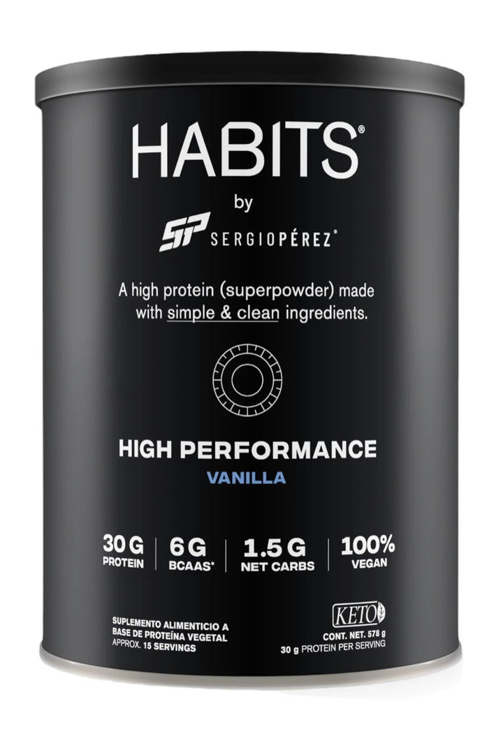 Habits High protein by Sergio Perez 15 porciones