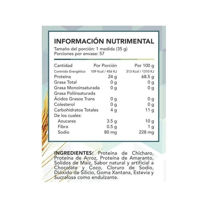 Vegan Hydrotein 4.4lbs 57 porciones