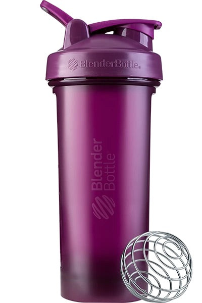 BlenderBottle ProStak 22 oz Purple Plum Shaker Cup with Wide Mouth