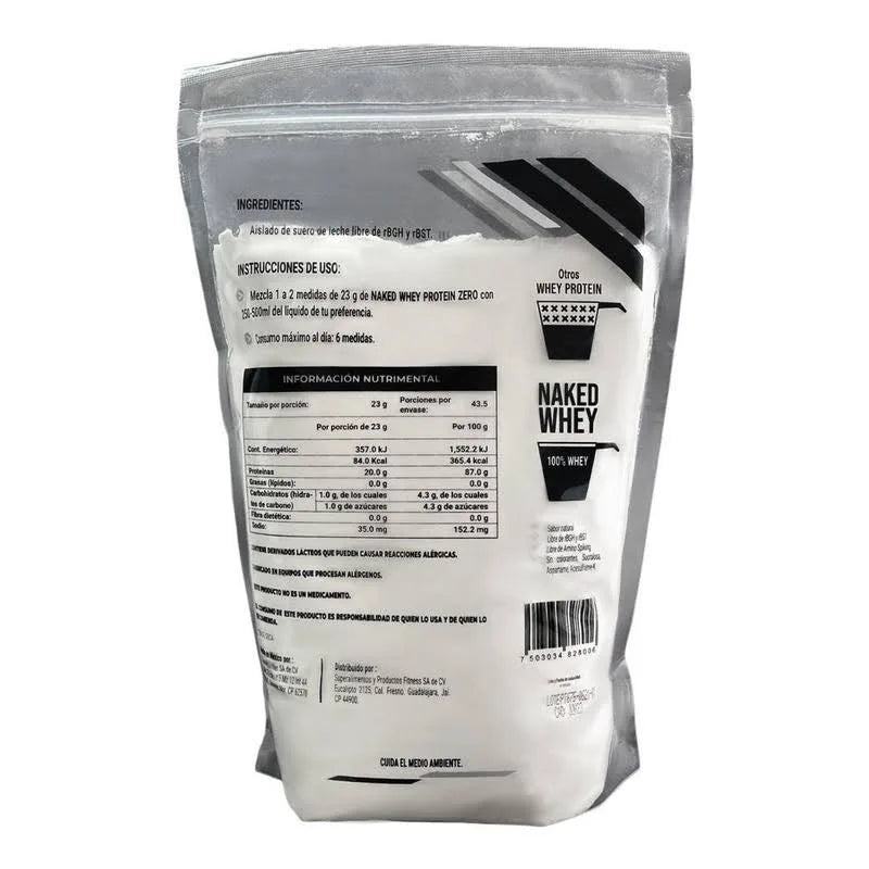 Naked Whey Zero 1kg 43 porciones