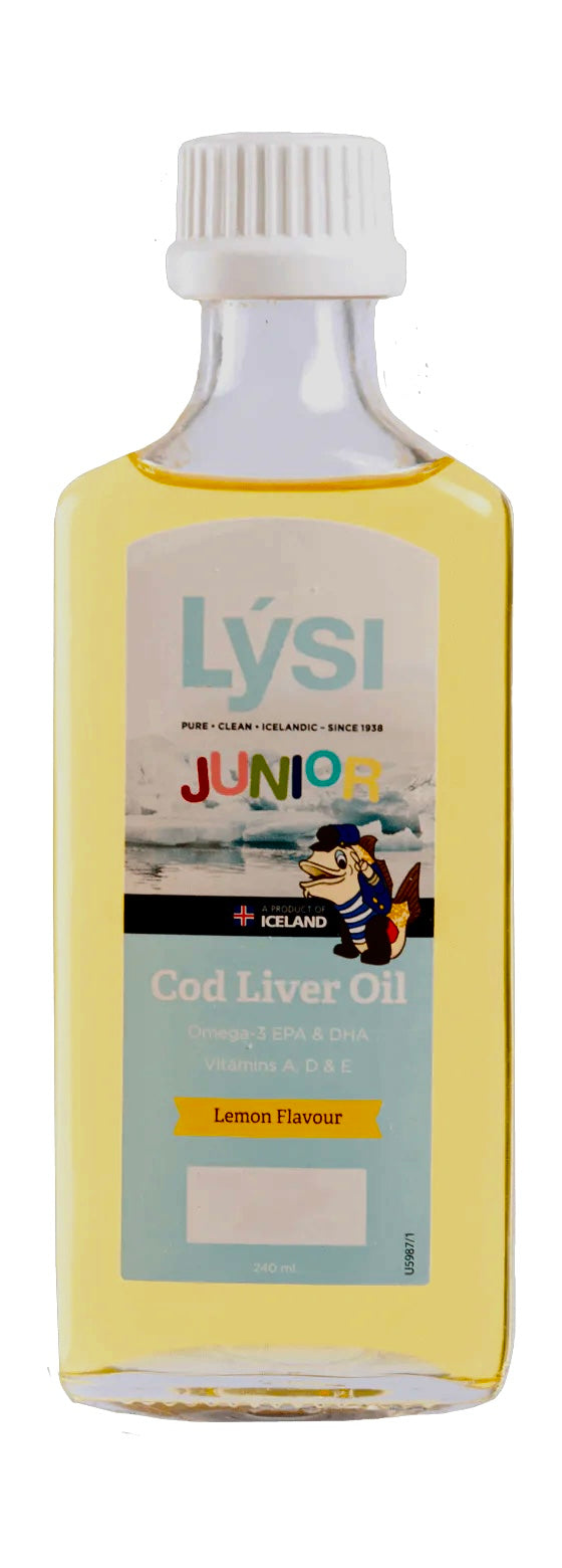 Lysi Aceite de Hígado de Bacalao Junior 240ml 30 porciones