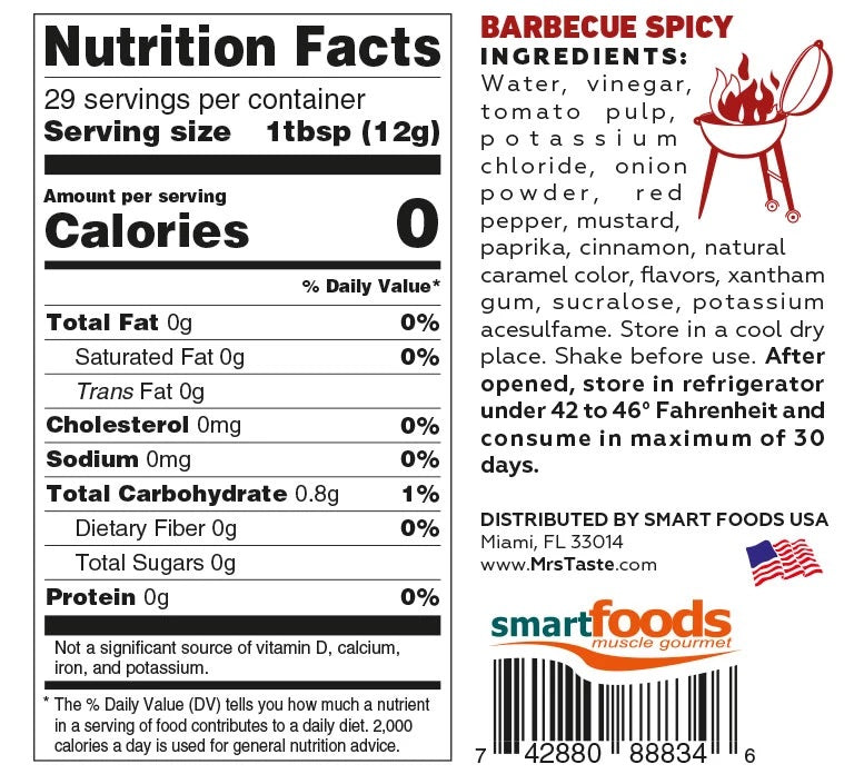 Barbecue Spicy 12oz 350mg