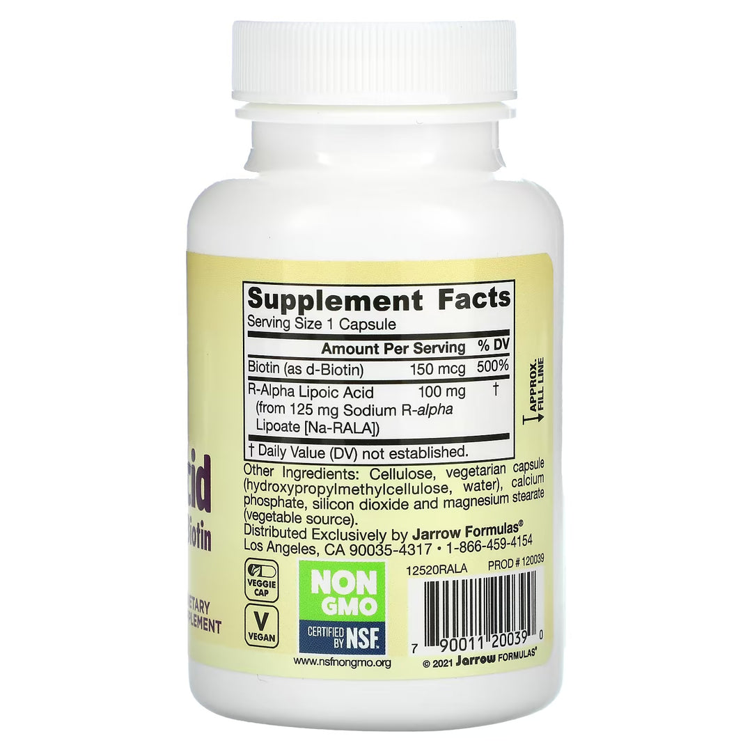 R-alpha Lipoic Acid + biotin 60 caps