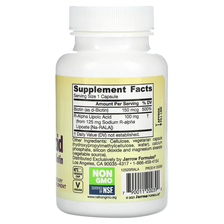 R-alpha Lipoic Acid + biotin 60 caps